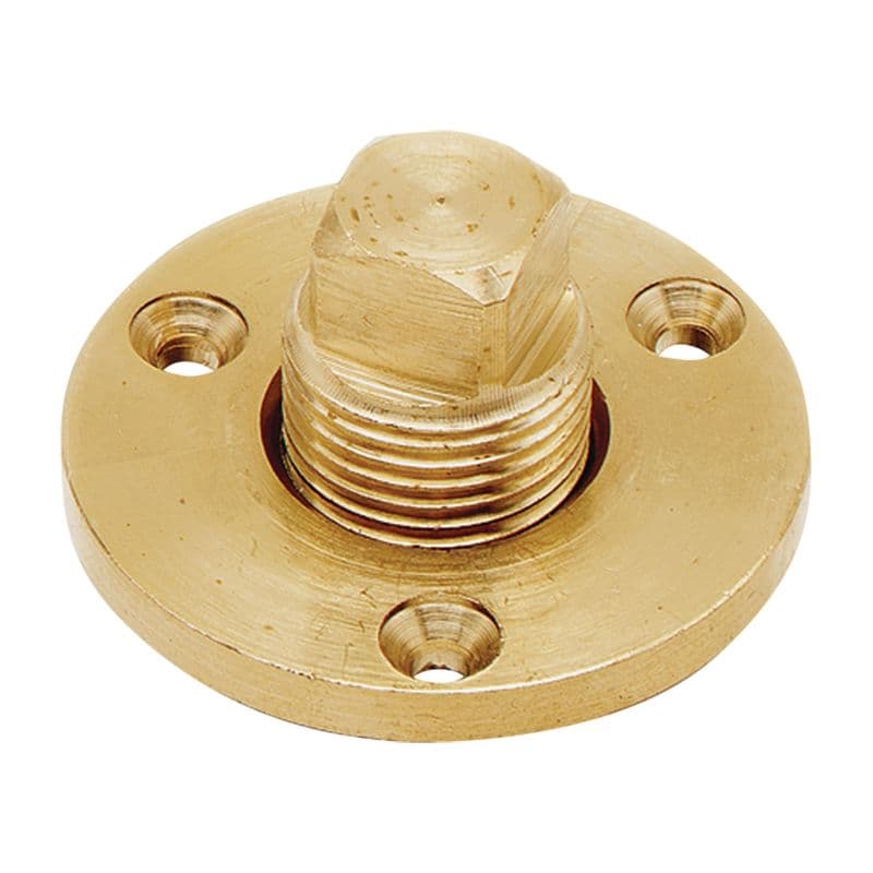 GARBOARD DRAIN PLUG ONLY BRASS