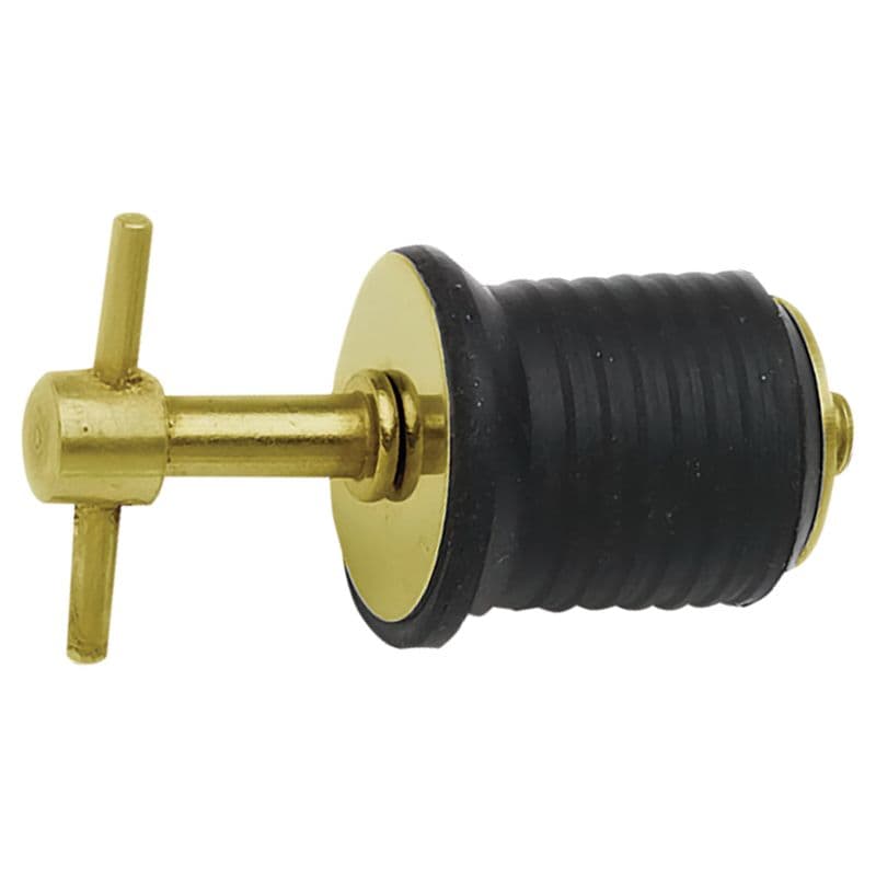 Brass Twist Drain Plug (1")