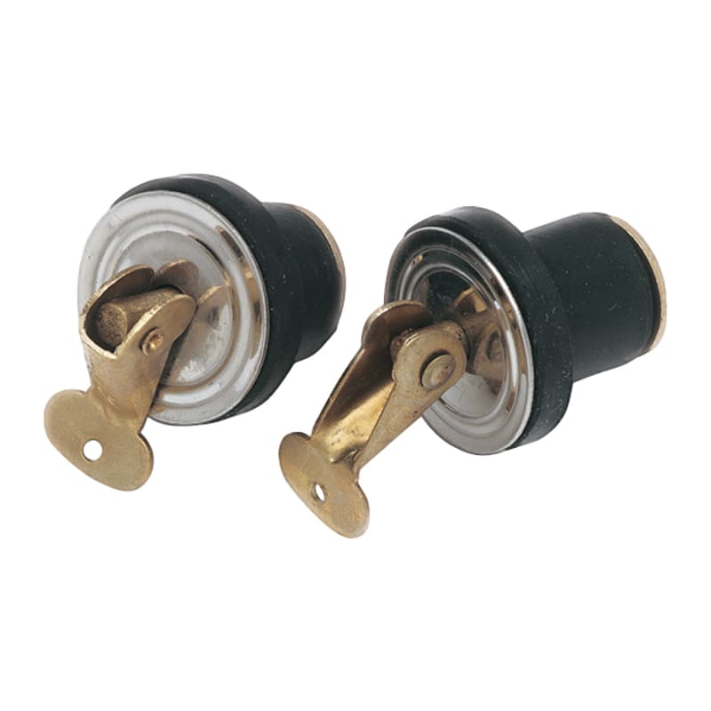 Brass Baitwell/Bailer Drain Plugs (3/4", Sold Per Pair)