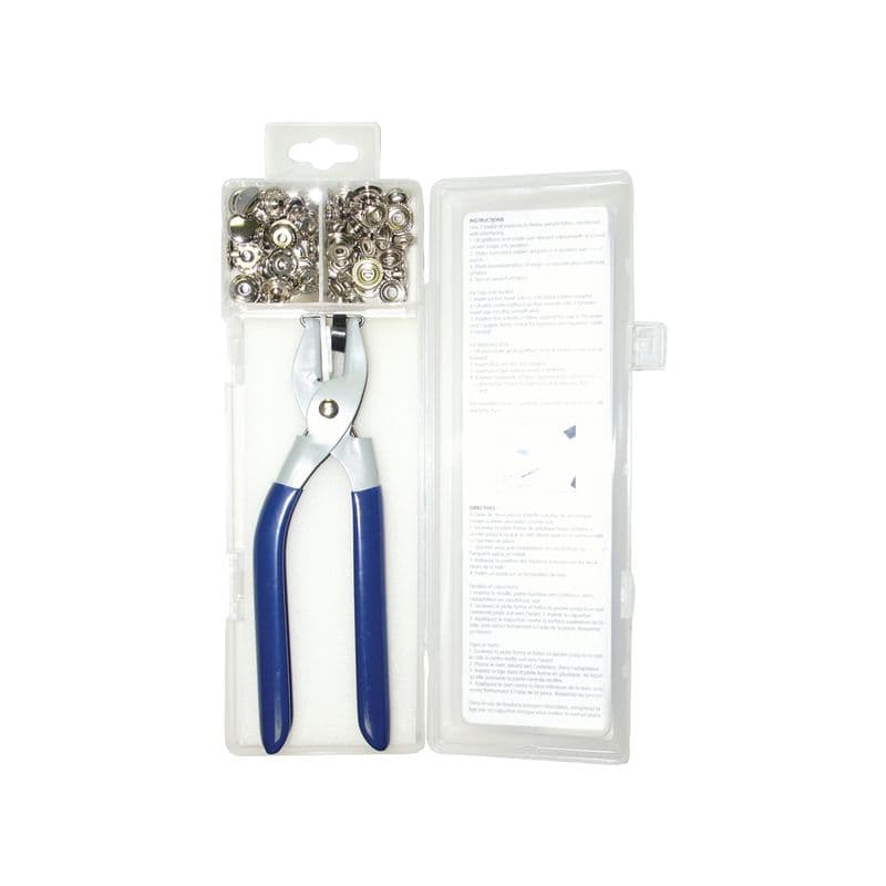 73 Piece Canvas Fastener Snap Kit