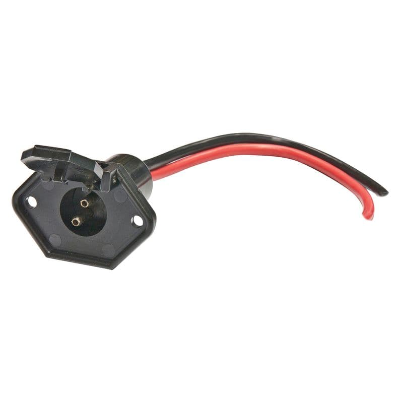 Male Boat Side Trolling Motor Connector - 12 Volt