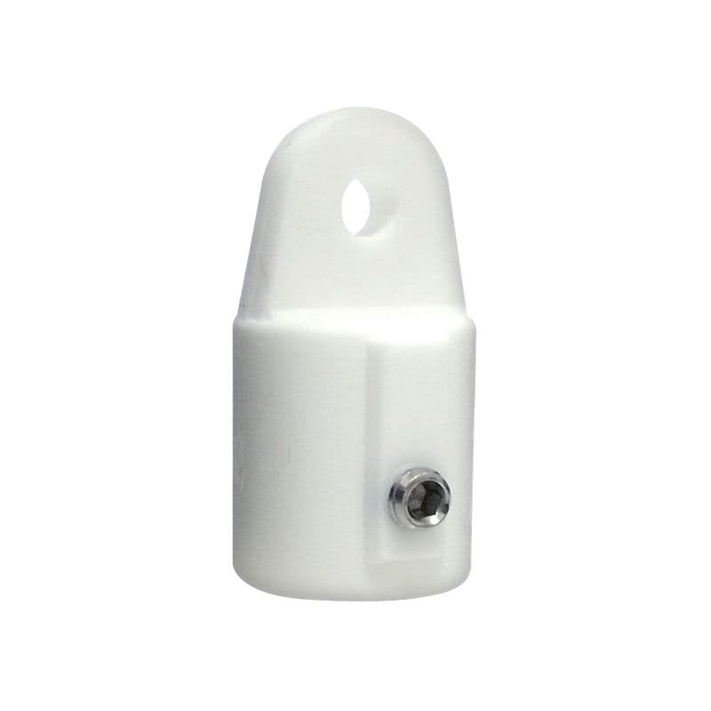 Nylon Outside Eye End (White, Fits 7/8" Tube)