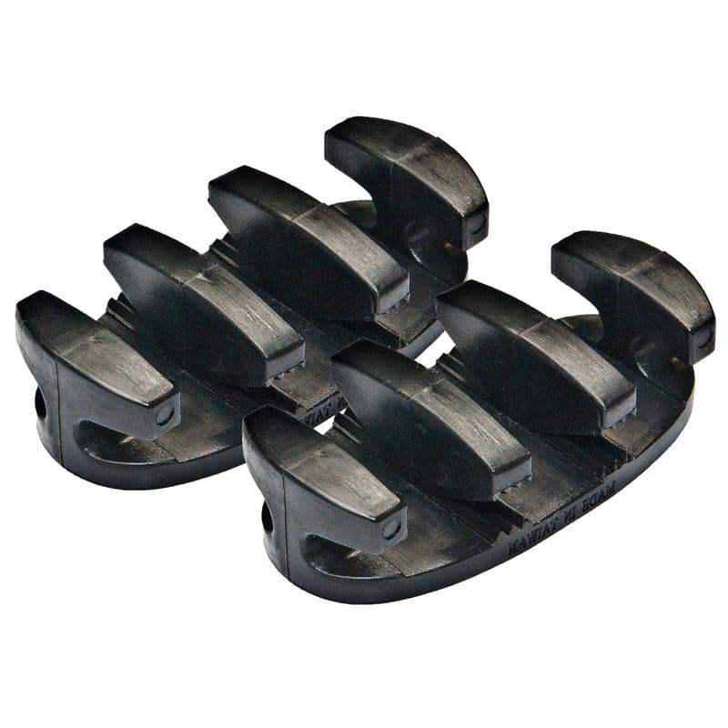 Black Nylon Zigzag Cleats (3-1/2")