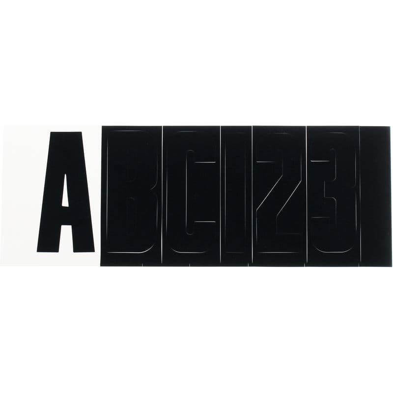 Letters & Numbers Kit (3", Black)