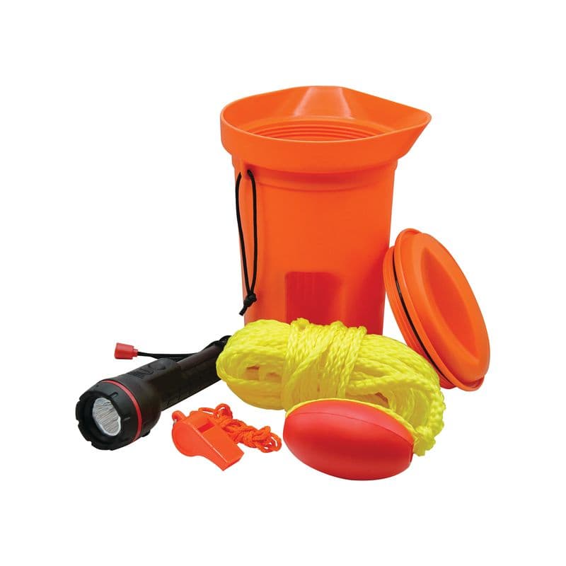 Boat Bailer Safety Kit with LED Flashlight