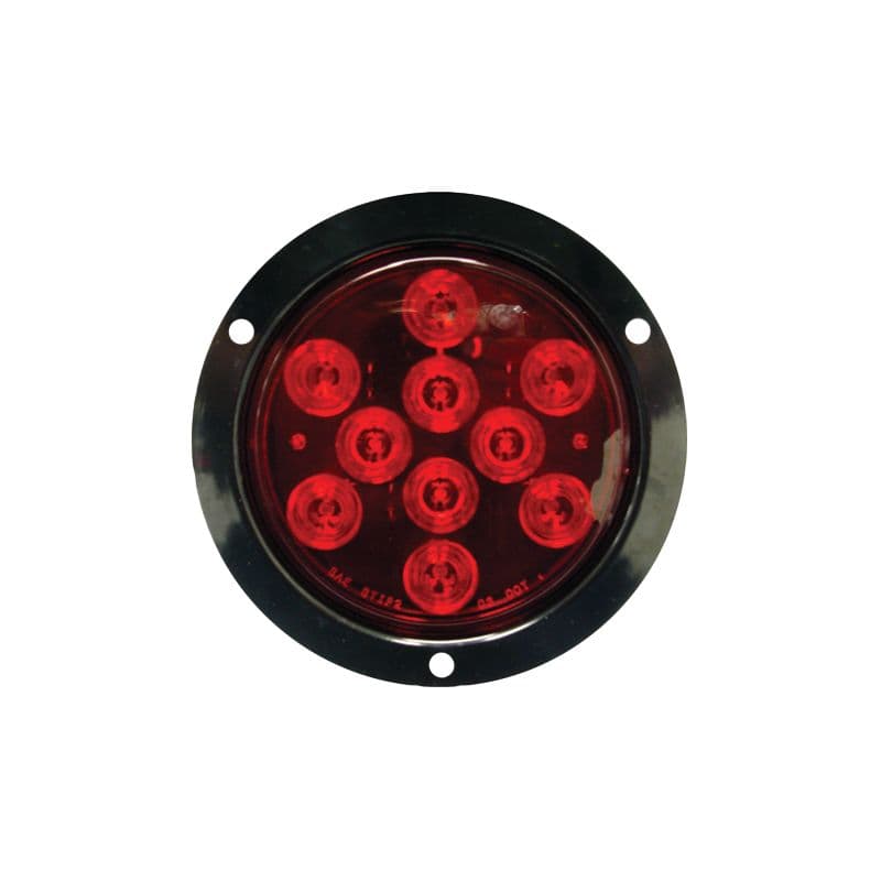 Trailer Light Round 4" LED w/ Grommet