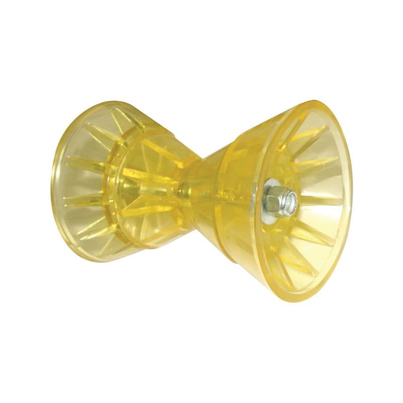 Poly Vinyl Super Bow Roller (Length 5", Diameter 4", Shaft 1/2")