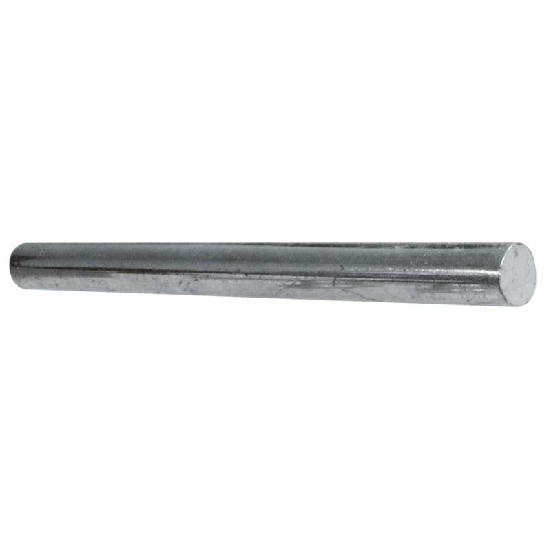 Zinc Plated Roller Shafts with (2) Pal Nuts (5/8" x 11-1/8", Fits 10" Roller)