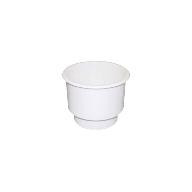 Nylon Recessed Drink Holder (White, Depth 3-1/4", PDQ Display)