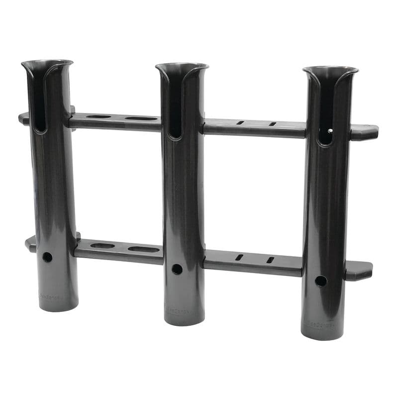 Tube Rod Holder for Three Rods (Black)
