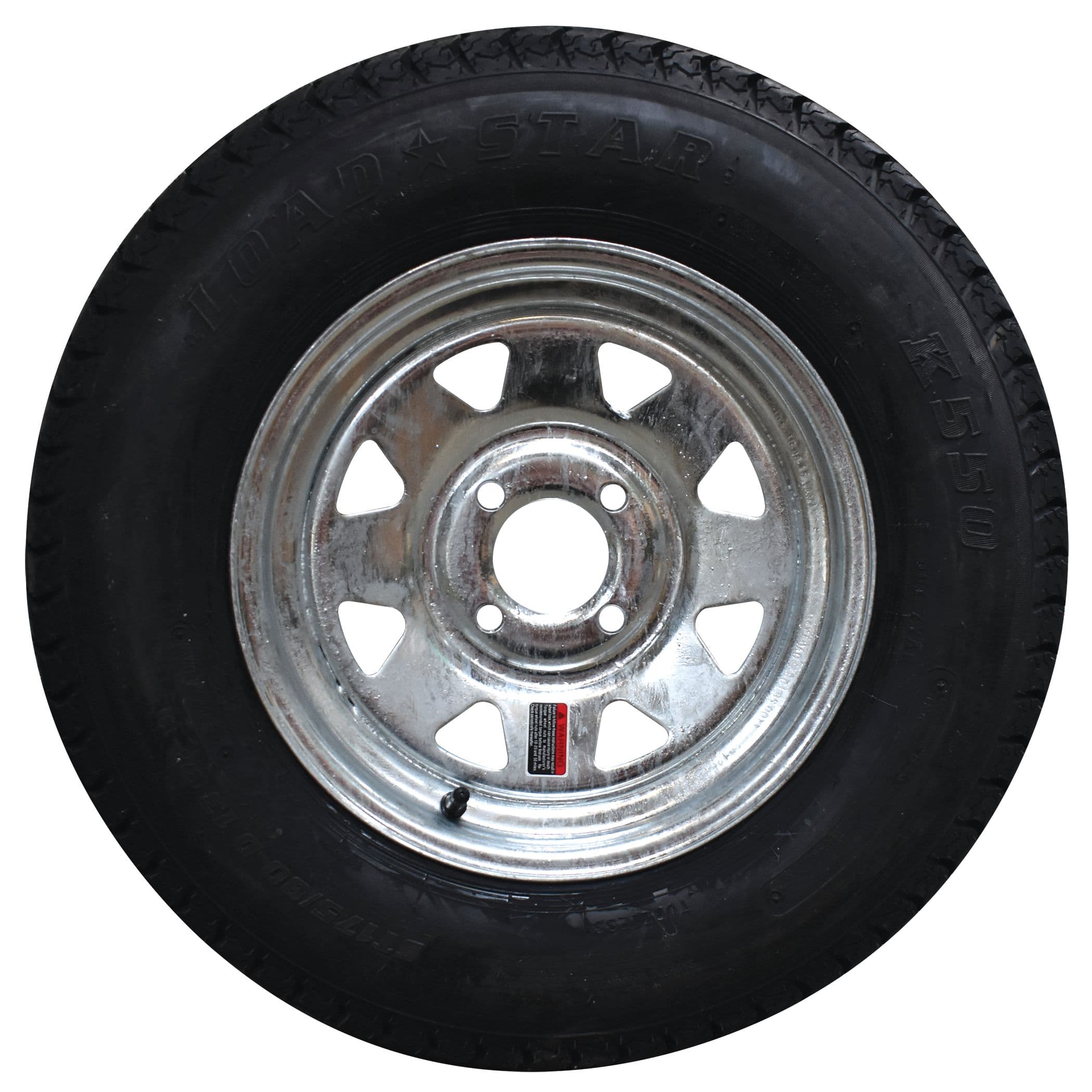 Galvanized Spoke Wheel/Bias Ply Trailer Tire (ST235/80R-16, 8 Lugs)