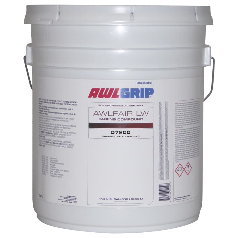 Awlfair LW Fairing Compound (Standard Red Converter, 5 Gallon)