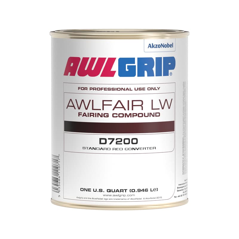 Awlfair LW Fairing Compound (Standard Red Converter, Quart)
