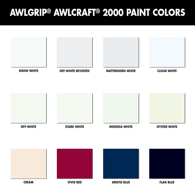 Awlcraft® 2000 - Acrylic Urethane Topcoat (Matterhorn White, Quart)