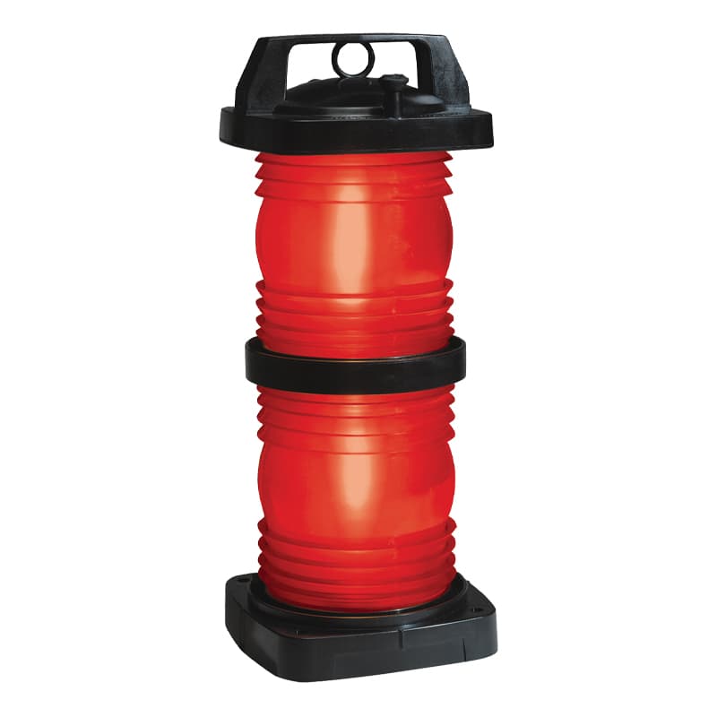 Fig. 1368 Series Double Lens Navigation Light (Red All-Round)