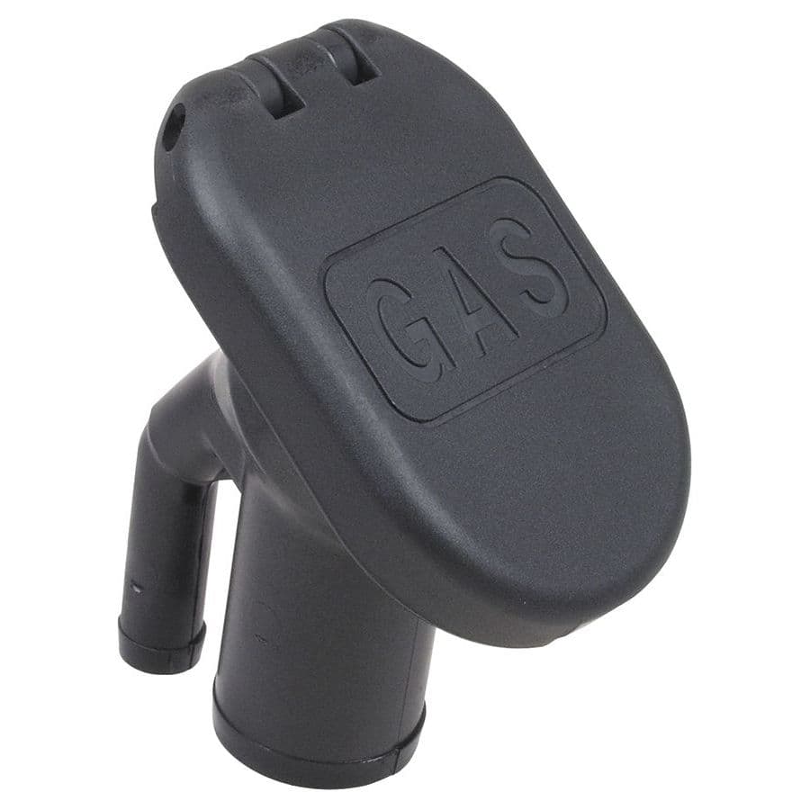Fig. 1318 Non-EPA Vented Deck Fill for 1-1/2” Hose - 35° Angled Neck