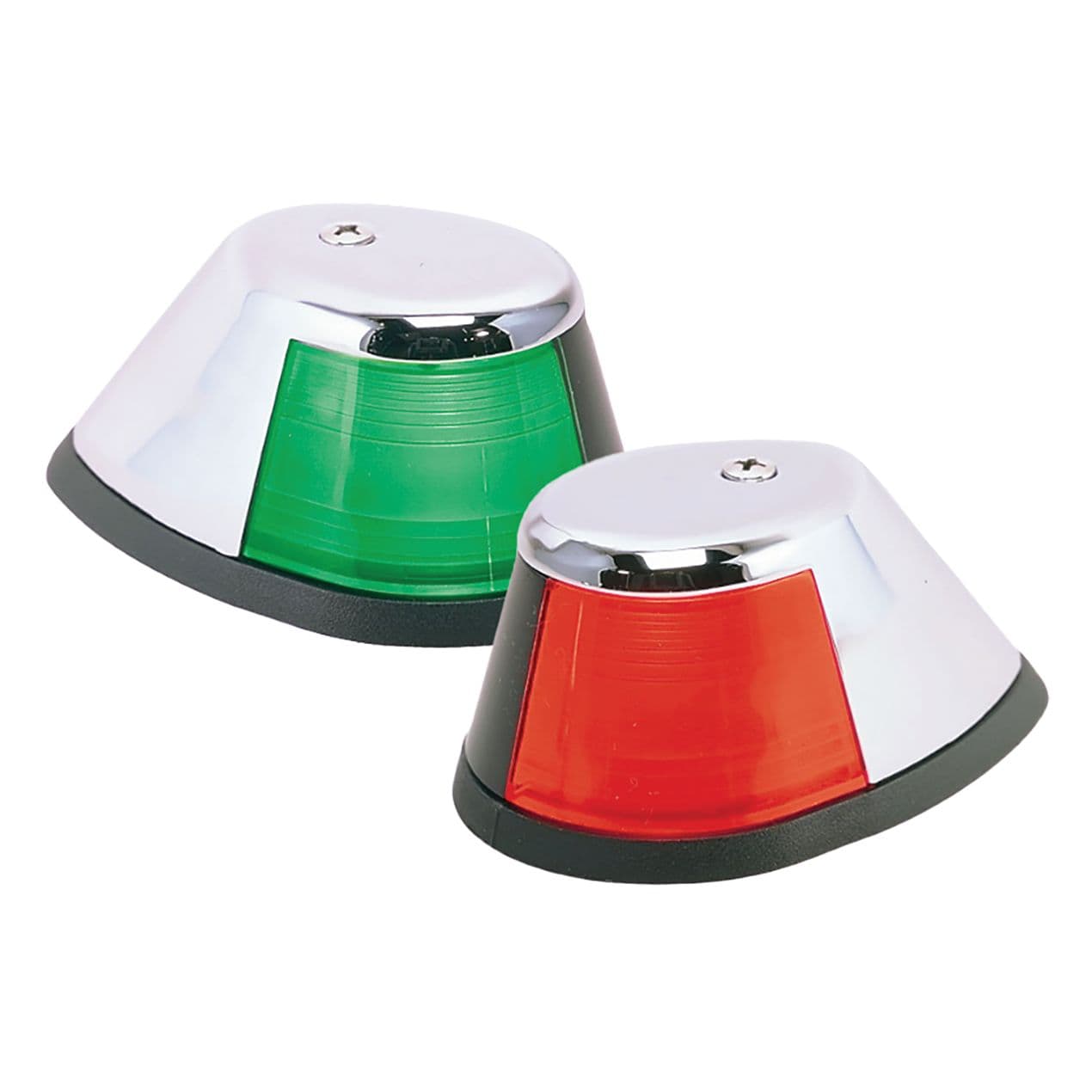 Fig. 253 Side Lights - Horizontal Mount (Chrome Plated Bronze Top, 3-1/2” L x 2-1/4”W x 1-5/8”H)