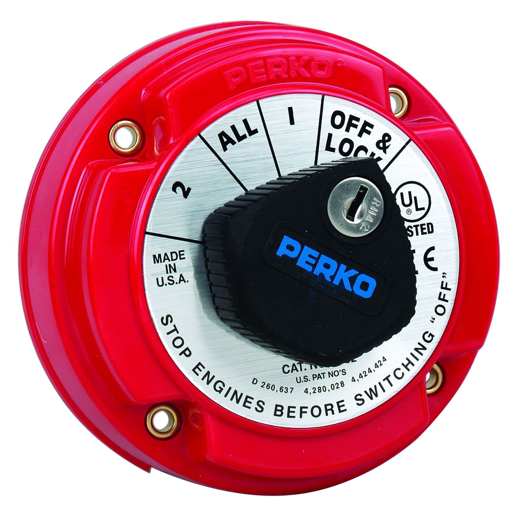 DP Medium Duty Battery Selector Switch with Key Lock