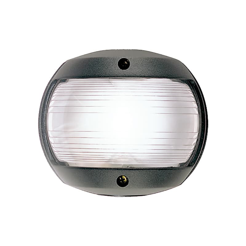 Fig. 170 European Style White Masthead Light  - Vertical Mount (3-5/8” H x 4-1/8” W x 2-1/4” H)