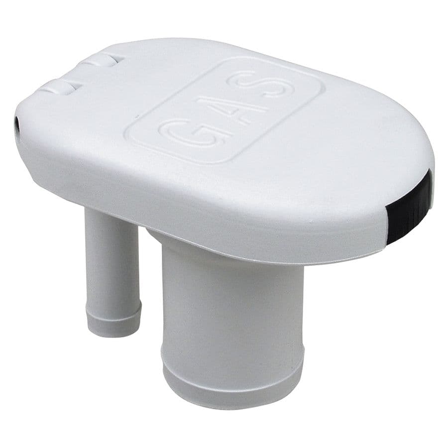 Non-EPA Vented Flip Top Deck Fill for 1-1/2” Hose (White Polymer)
