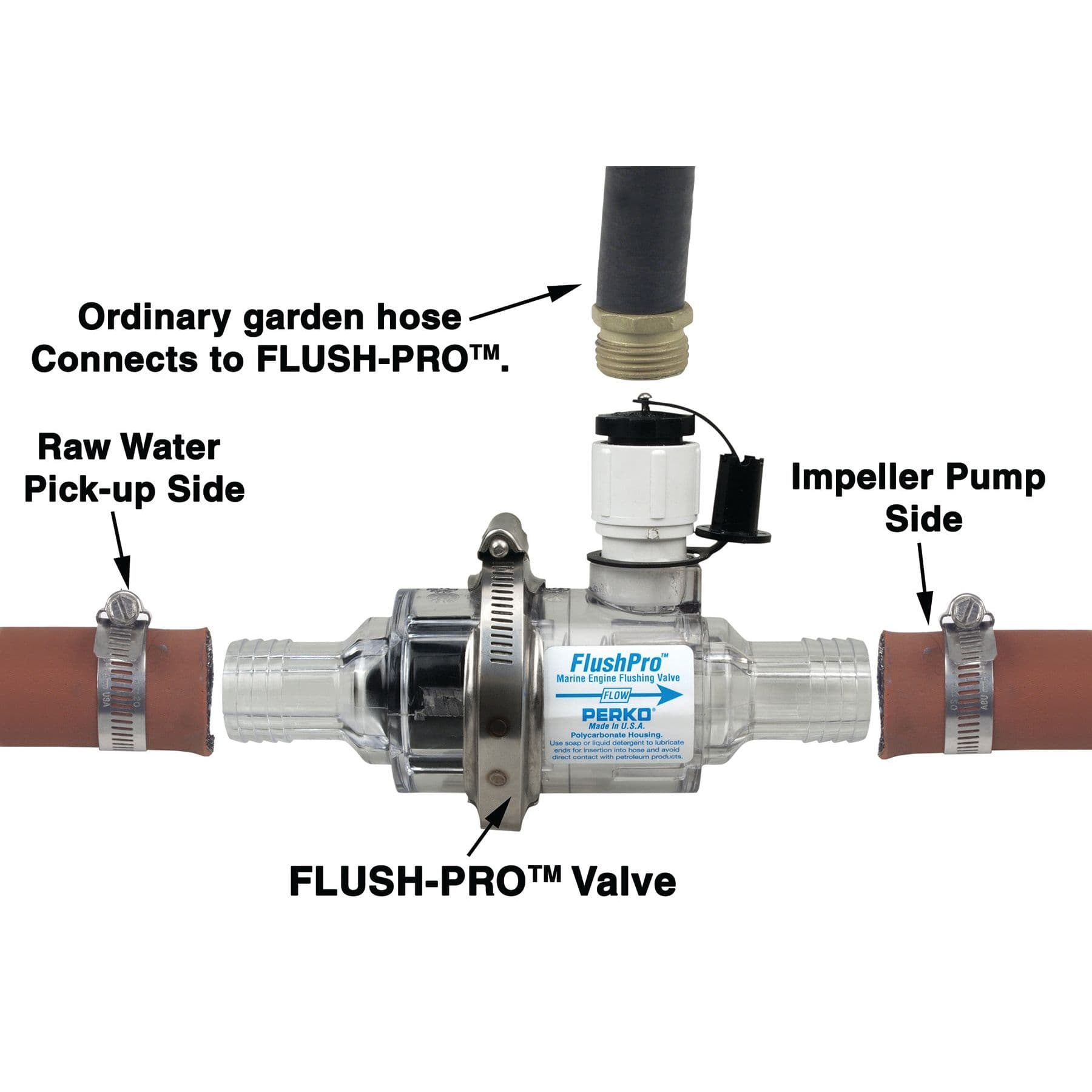 Flush Pro™ Engine Flushing Systems (For 1” Hose)