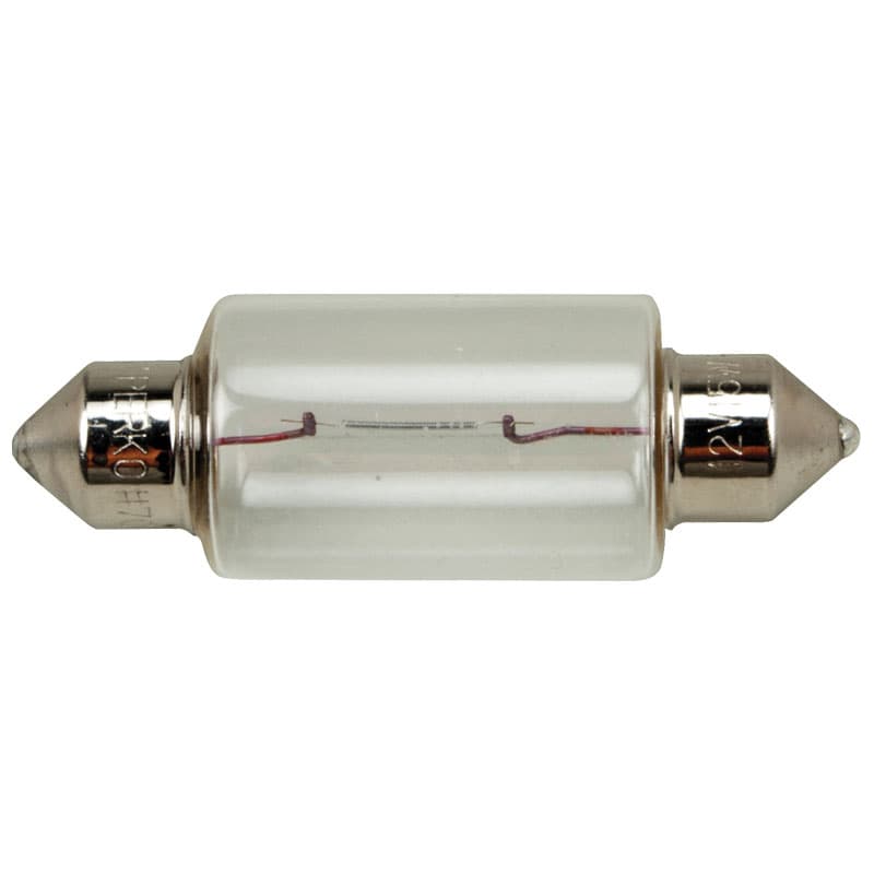 Festoon Bulbs - Double Ended (12 Volt, 15 Watt, 1-11/16” L)