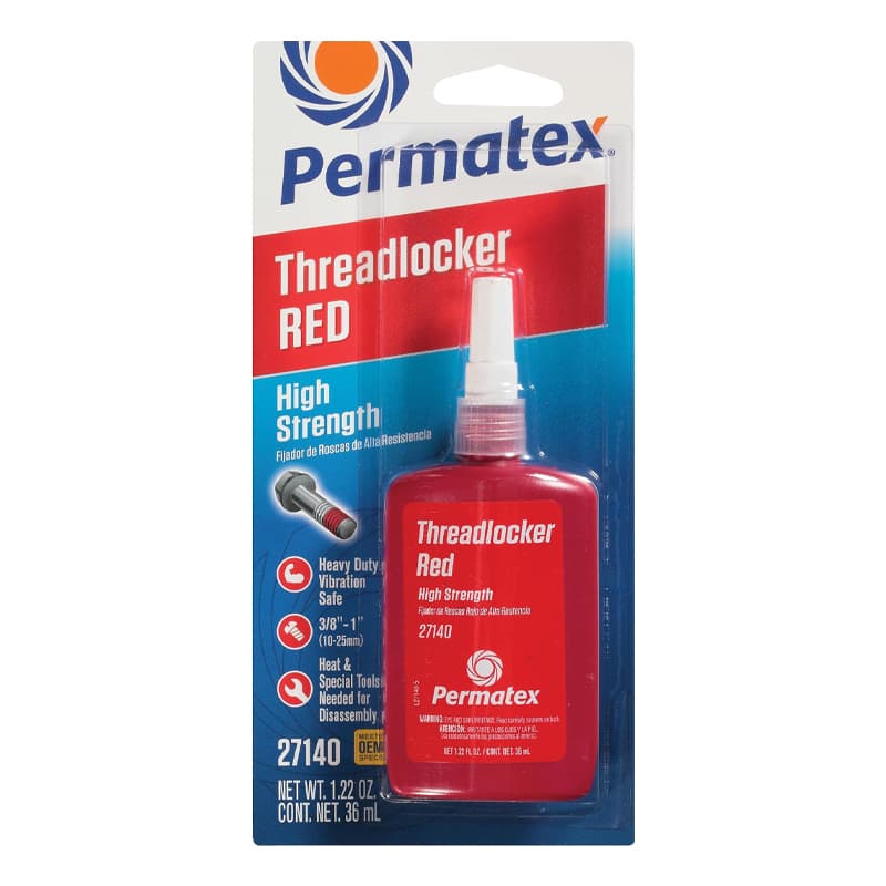 High Strength Threadlocker - Red (36 ml Bottle)