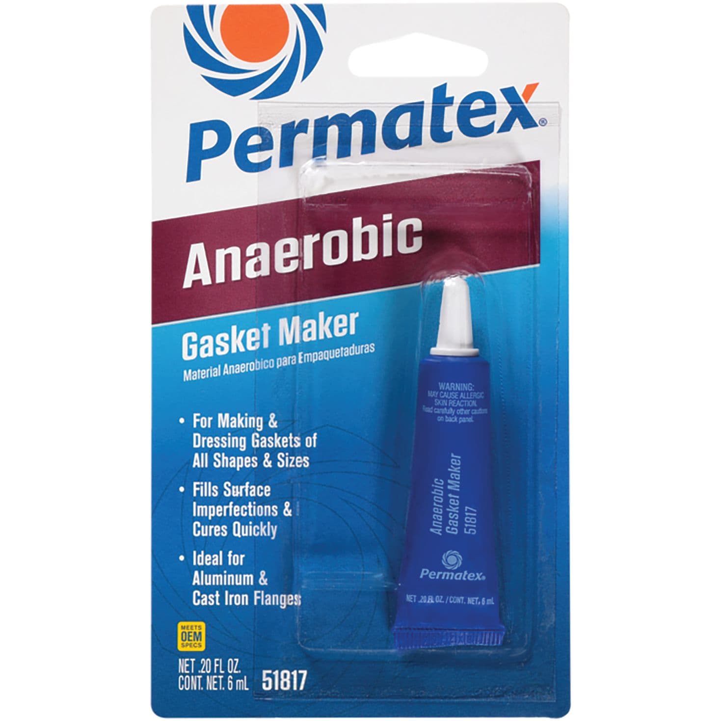 Anaerobic Gasket Maker (.20 oz. Tube)