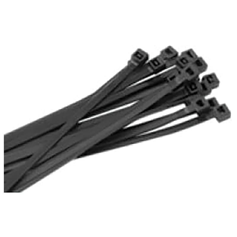 Black Standard Cable Tie Wraps (Length 14", 100 Per Pack)