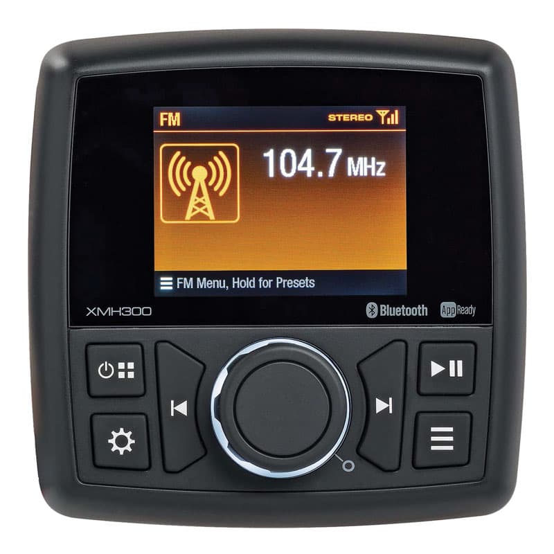 AM/FM/WB/USB Compact Bluetooth Stereo with App Control