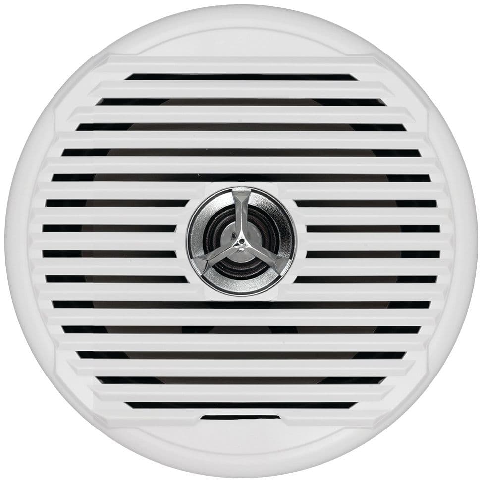 MSX65R 6.5” Waterproof Coaxial Speakers, Pair (Silver/White)