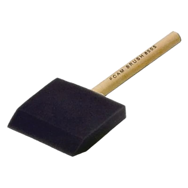 Wood Handle Foam Brush (3”)