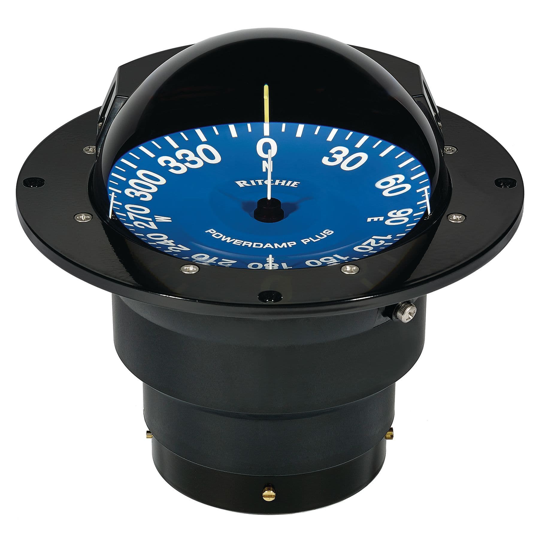 SuperSports® Black Flush Mount 5” Dial Compass (Black)