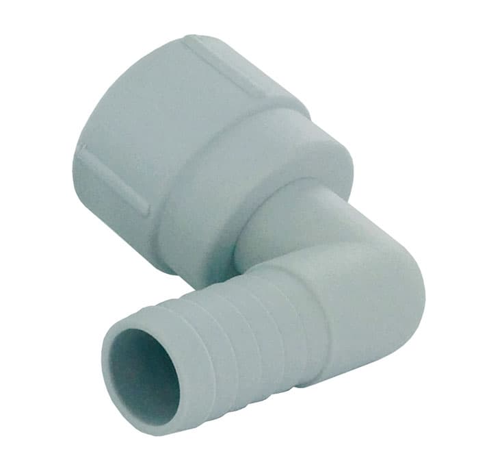 90° Barbed Port for 500/800 GPH Livewell Pumps