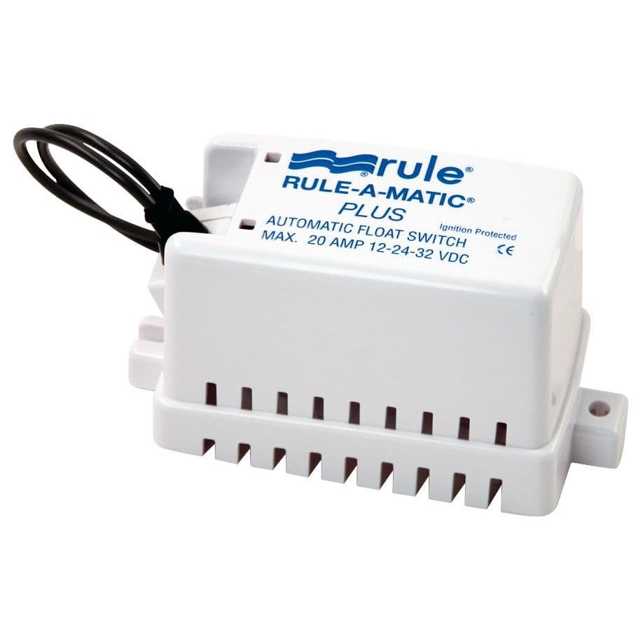 Rule-A-Matic® Plus™ Float Switch with In-Line Fuse Holder