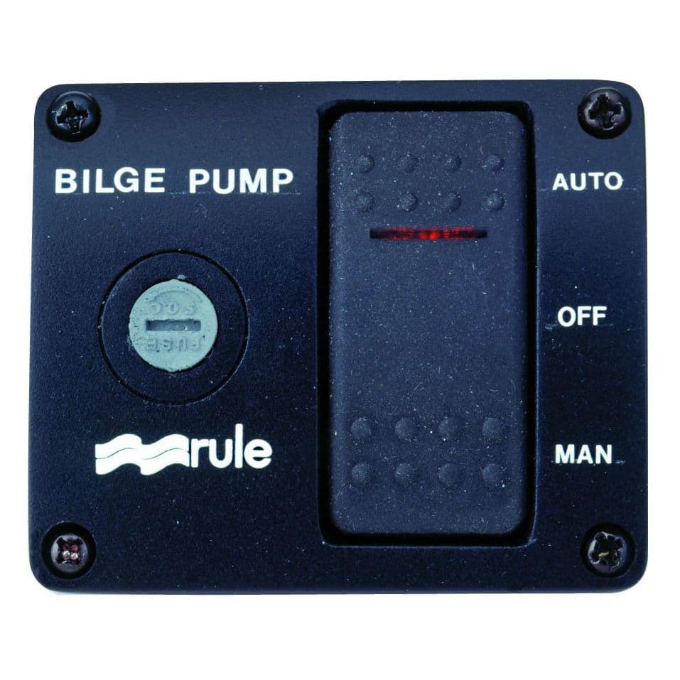 3-Way Rocker Panel Switch - Lighted (24 volt)