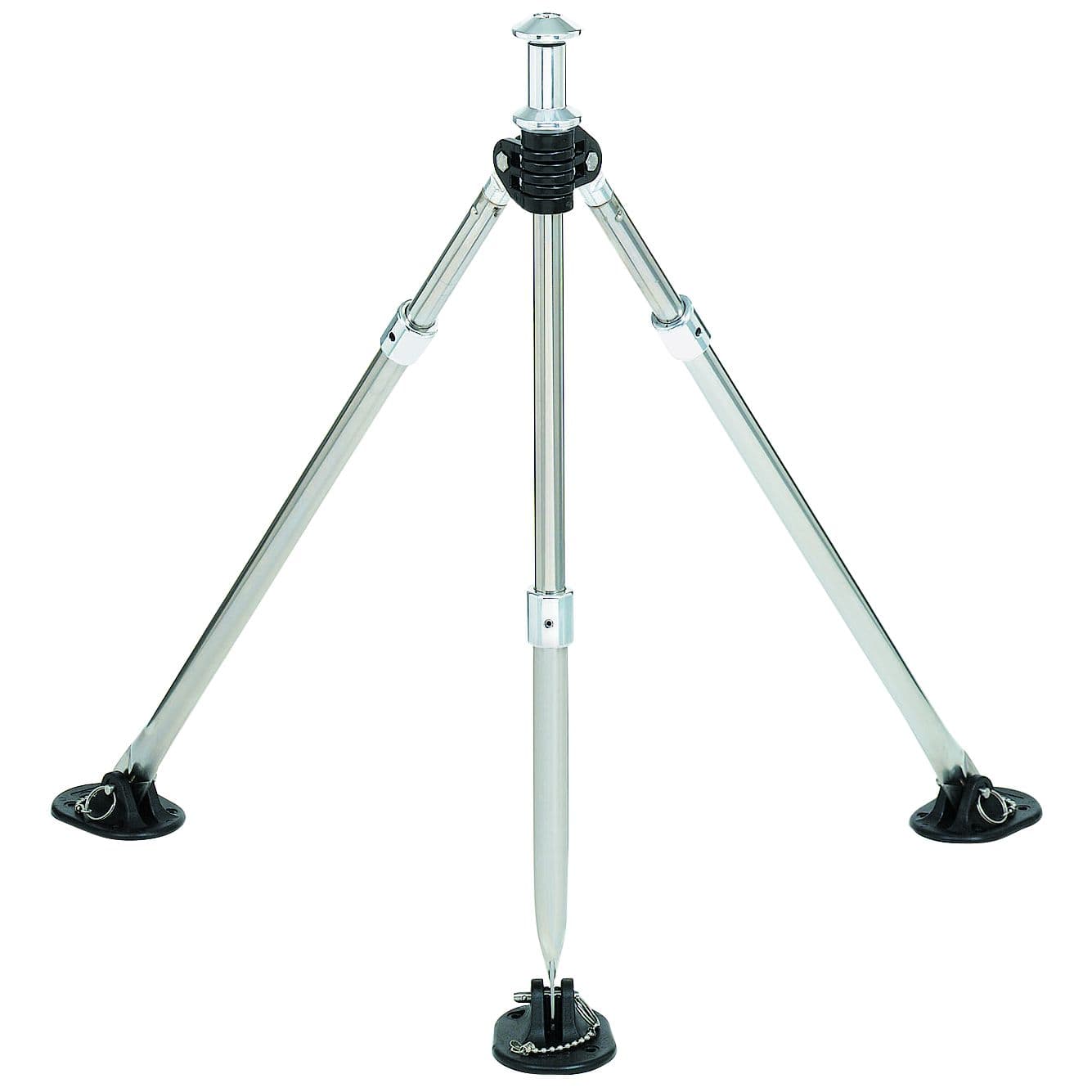 Adjustable Height Ski Pylon with Nylon Flush Mount Post Base