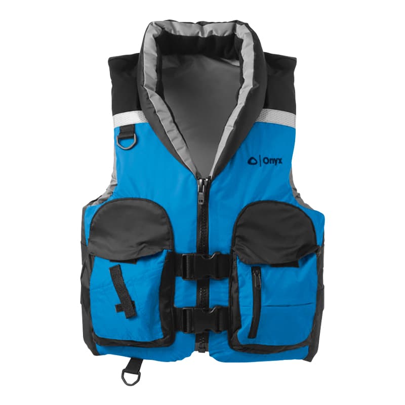 Adult Select Boating Vest (Blue/Black, Medium)