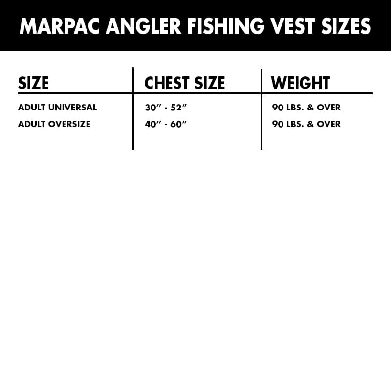 Angler Fishing Vest (Camouflage, Adult Oversize)