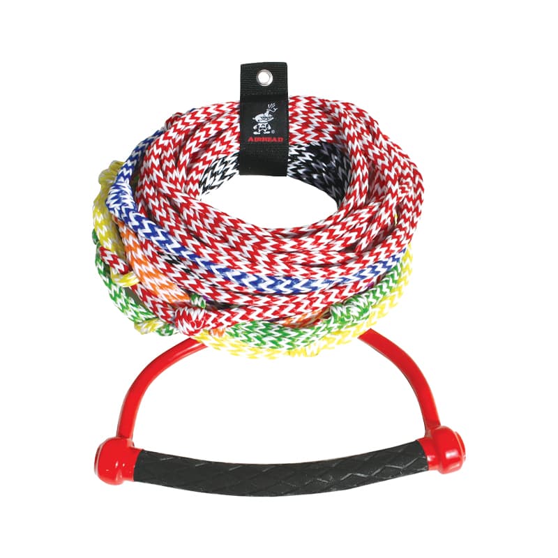 8 Section Water Ski Tow Rope with Radius Handle (Length 75')