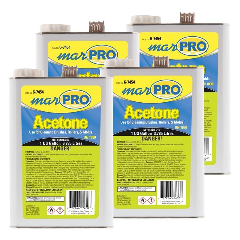 Acetone (Gallon, Case of 4)