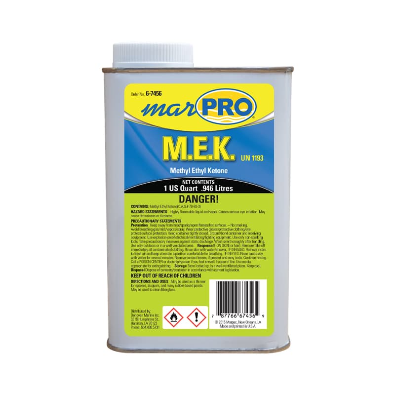 M.E.K. Solvent (Quart)
