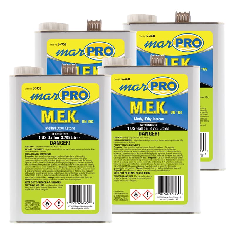 M.E.K. Solvent (Gallon, Case of 4)
