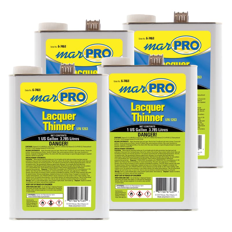Lacquer Thinner (Gallon, Case of 4)
