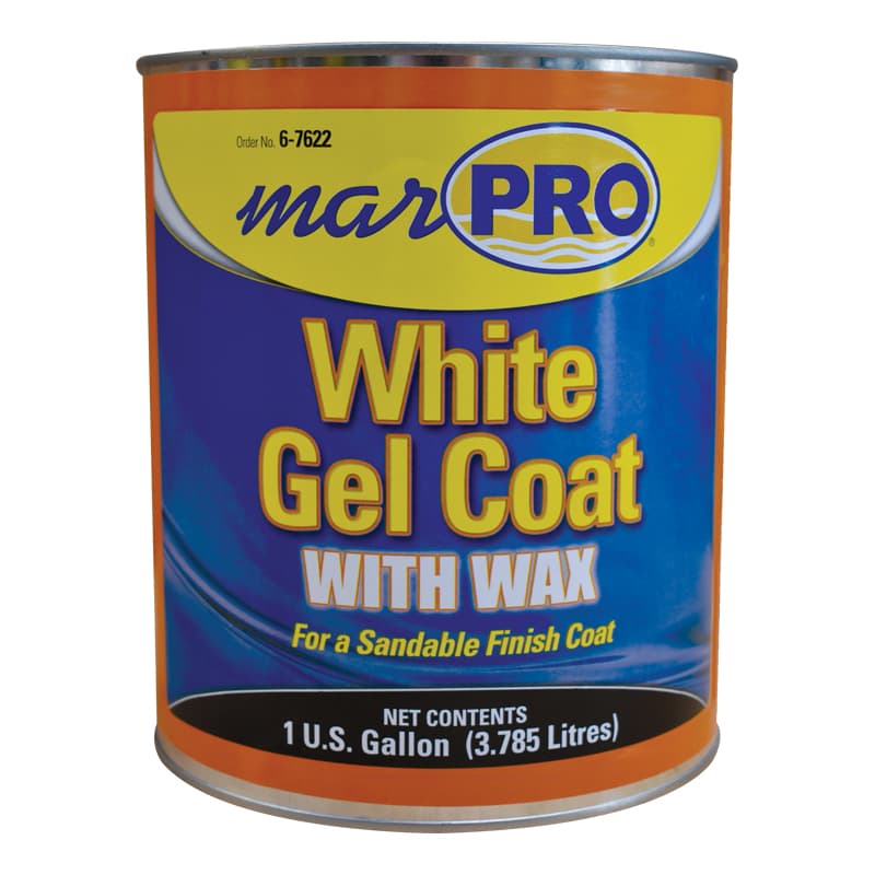 Gel Coat - With Wax (White, Gallon)