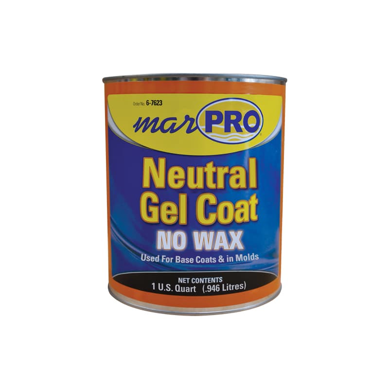 Gel Coat - No Wax (Neutral, Quart)