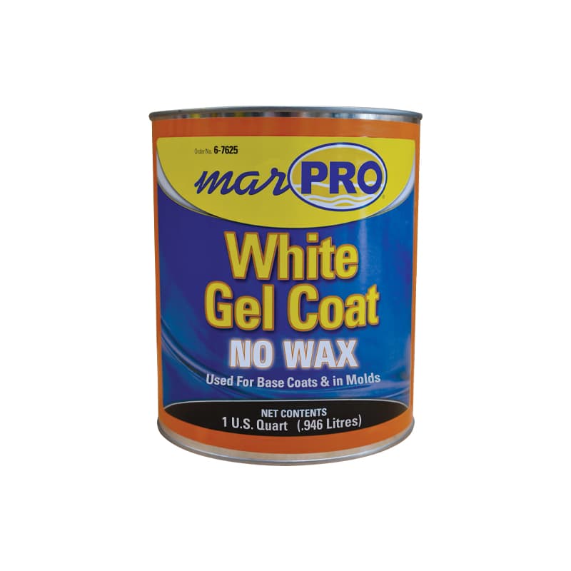 Gel Coat - No Wax (White, Quart)