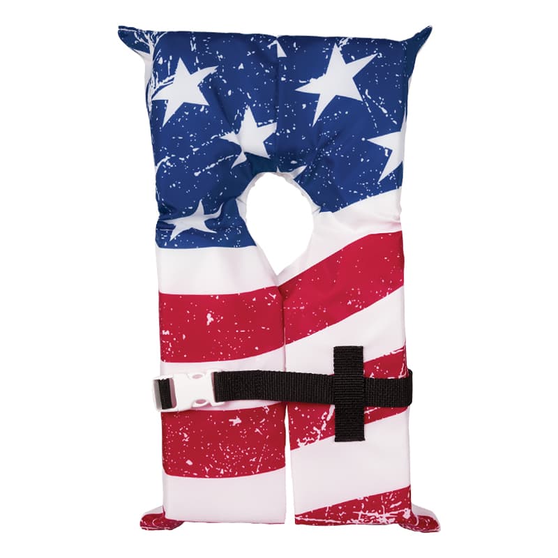 Stars & Stripes Type II Keyhole Life Vest (Adult Universal)