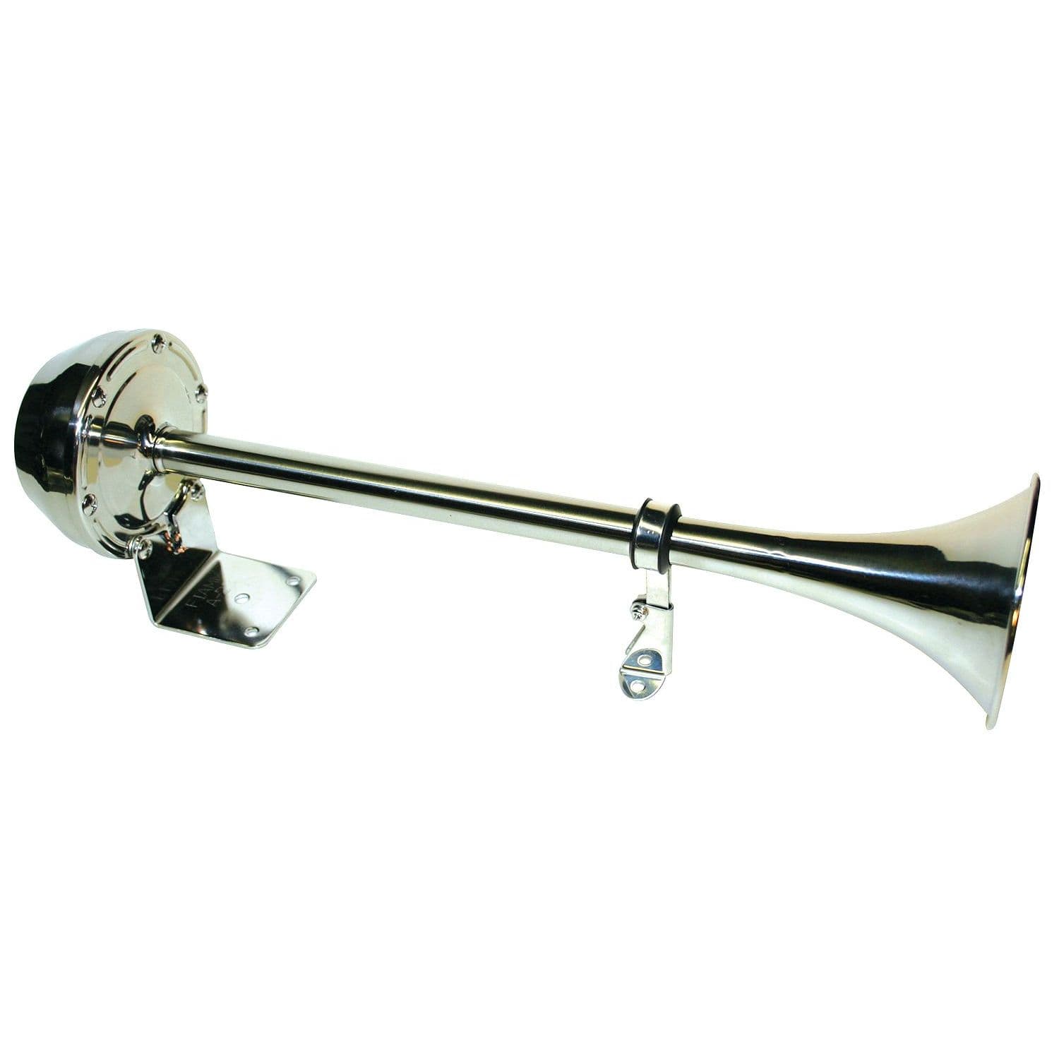 Single Airtone Stainless Steel Electric Horn (16-3/4” X 3-1/2” X 4-3/4”)