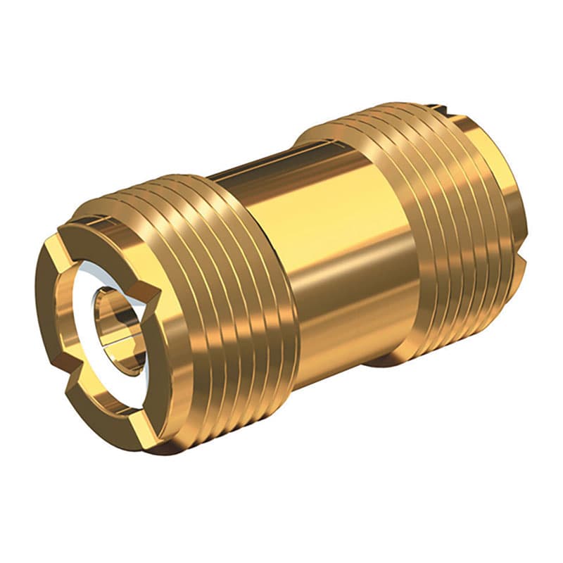 Gold-Plated Barrel Connector